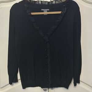 Isabella Rodriguez Black Button down Cardigan Size L